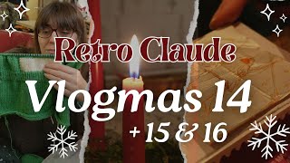 Intarsia Knitting and Intaglio Printing | Vlogmas 14 & 15 &16