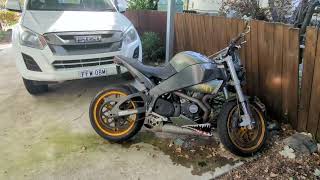 Buell XB12s startup