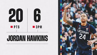 Jordan Hawkins sinks six threes in UConn's Elite Eight win