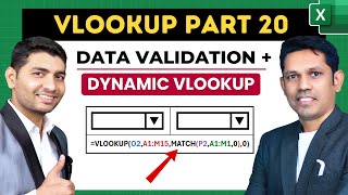 How to Use Data Validation for Dynamic VLOOKUP in Excel