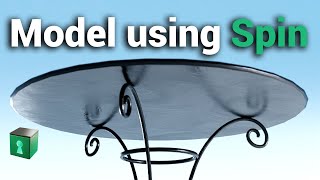 Blender Secrets - Model a Table with Spin