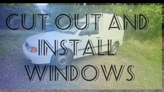 How to install a van window Mk2 Caddy