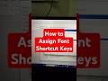 Font Shortcut Keys | #msword #computertricks #msoffice #exceltips