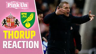 Johannes Hoff Thorup Reaction | Sunderland 2-1 Norwich City | The Pink Un