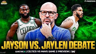 LIVE: Jayson vs. Jaylen Debate | Celtics vs. Mavericks Game 2 Preview | Garden Report