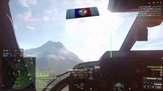 戰地風雲4 人氣第一的載具--小鳥 經驗教學解說！BF4 scout helicopter little bird awesome scenes