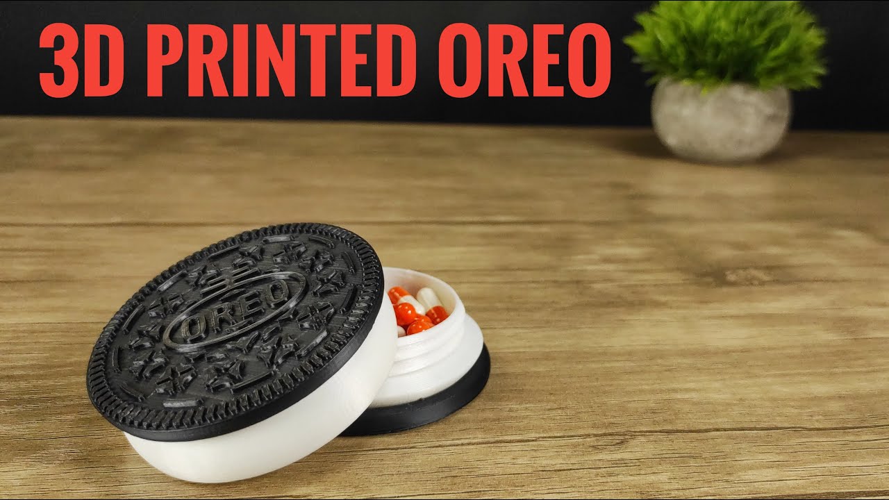 3d Printed Oreo Safe Box 3d Printing Timelapse Youtube