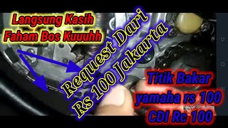 Tutorial Yamaha rs 100 CDI RC 100 || Bk motor