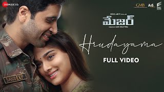 Hrudayama - Full Video | Major Telugu | Adivi Sesh,Saiee M Manjrekar | Sid Sriram | Sricharan Pakala