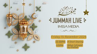 ஜும்ஆ நேரலை [Jummah Live 15 November 2024]