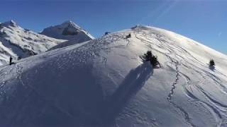 Pointe d'Orsière 1750m - (Aravis) en drone