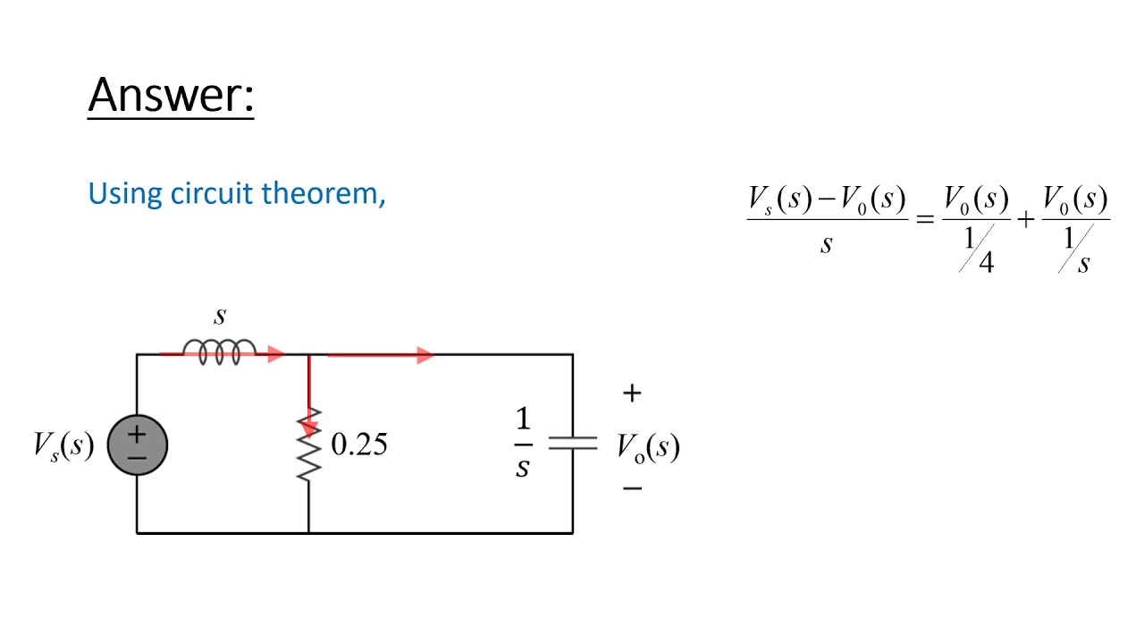 Modelling Of Electrical Systems Tutorial 2 - YouTube