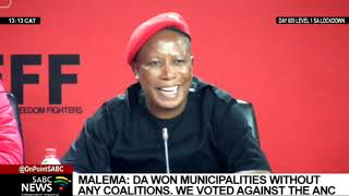 The DA does not have a coalition with EFF : Malema