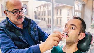 NEVER SEEN a Barber Do That Before! (Would You Let Him?) - Istanbul 🇹🇷