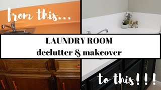 Laundry Room Declutter & Make Over