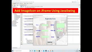 How to add background Image on JFrame Using Java Swing | JLabel | Java GUI | NetBeans |