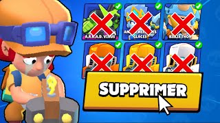 JE SUPPRIME MON COMPTE BRAWL STARS ! (Défi extrême)