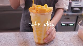 ENG)cafe vlog| 카페 브이로그| 카페봄봄🌼|음료제조 영상