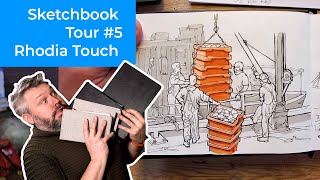 Urban Sketchbook Tour #5 - Rhodia Touch