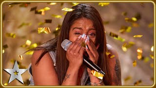 GOLDEN BUZZER for Taryn Charles' SENSATIONAL Aretha Franklin cover | Auditions |