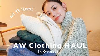 【購入品紹介】秋服&冬服の購入品🍁🛍COS, BEAMS, Ameri Vintage etc...