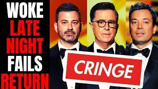 Woke Late Night FAILURES Set To Return Now That Hollywood Writers Strike Over | No One Missed Them!