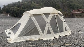 【snowpeak 】奈良県谷瀬つり橋オートキャンプ場でアラフォーソロ⛺️