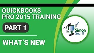 QuickBooks Pro 2015 Tutorial: What's New in QuickBooks Pro 2015 - Part 1