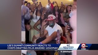 Lee's Summit High School football coach, teammates react to Felix Anudike-Uzomah being drafted by...