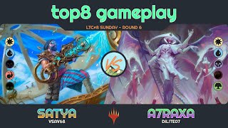 Satya vs. Atraxa - LTC#8 Sunday - Round 6 - Duel Commander - EDH│MTG│bitzelberg