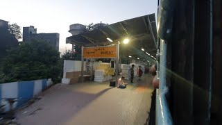 Arriving SURAT || 14708 ranakpur express || bandra bikaner