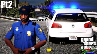 GTA Mzansi ep.3 pt2 - Stance SAPS VW MK5 unmarked/undercover l Playing As A Cop LSPDFR