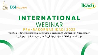 INTERNATIONAL WEBINAR - PRA RAKORNAS IKADI 2022