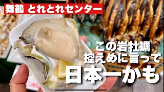 【京都舞鶴】ここの岩ガキめちゃくちゃ旨い！日本一かも？海鮮市場とれとれセンター　土エビ・とろサバ・白いか Vlog