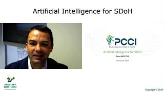 Webinar - Artificial Intelligence for Social Determinants of Health (Steve Miff, PhD)