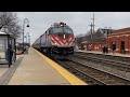 railfanning main st. downers grove during the evening rush hour on monday january 8th