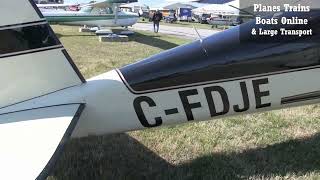 1948 Cessna 140 C-FDJE Plane At The SOAR Sarnia Fly In 2024