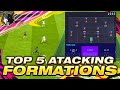 FIFA 21 TOP 5 BEST ATTACKING FORMATIONS AND CUSTOM TACTICS - FIFA 21 ULTIMATE TEAM BEST TACTICS