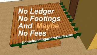 How To Possibly Build Deck Without Getting An EXPENSIVE Building Permit - Saving Time And Money