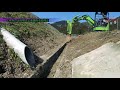 slope shaping and groove cleaning without manual work