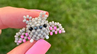 Beaded Bat Mini Amigurumi Tutorial | Step-by-Step Guide 🦇