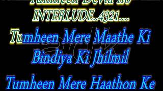 Tumheen Mere Mandir Tumheen Meri Pooja    karaoke With Scrolling Lyrics Eng/ @amandelhikaraoke