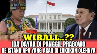 VIRAL !! PRABOWO PANGGIL IDA DAYAK.INI YANG TERJADI..??