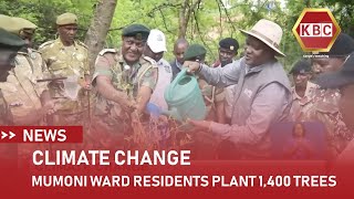 Ministry of tourism, Mumoni ward residents plant 14000 trees