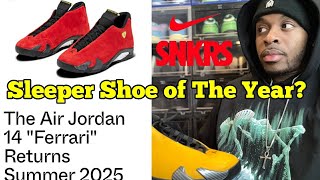 2025 Air Jordan 14 “Ferrari” Release?