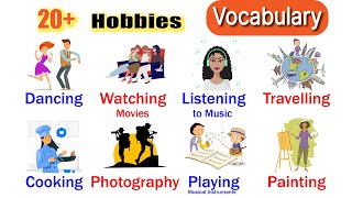 22 Hobbies  | Vocabulary with meaning and sentences | listen and practice