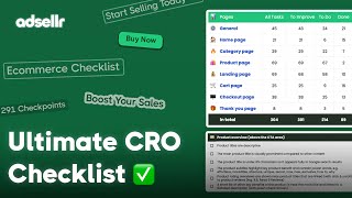 Ultimate Ecommerce Conversion Checklist - ADSELLR