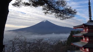 日本を代表する絶景 富士山 (Yamanashi)新倉山浅間公園の展望台にてBeautifulJapan