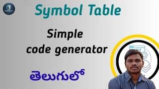 48. Simple code gene| simple code generator in Telugu | Compiler design | Telugu