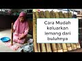 Cara Mudah Keluarkan Lemang dari Buluhnya